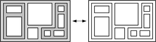 Figure 17: Use of colors for enhancing the visibility of groups